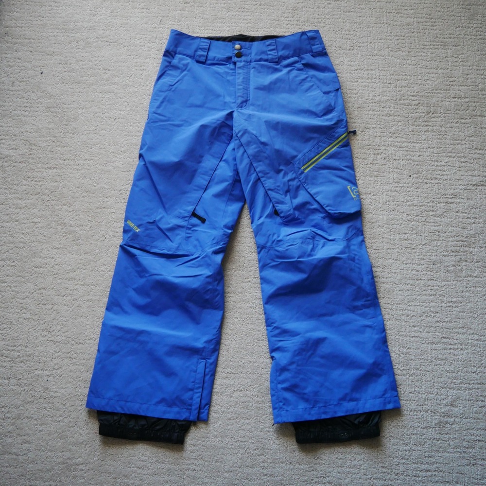 Burton ak Gore-Tex Performance Shell Snowboard Pants Blue Mens Small